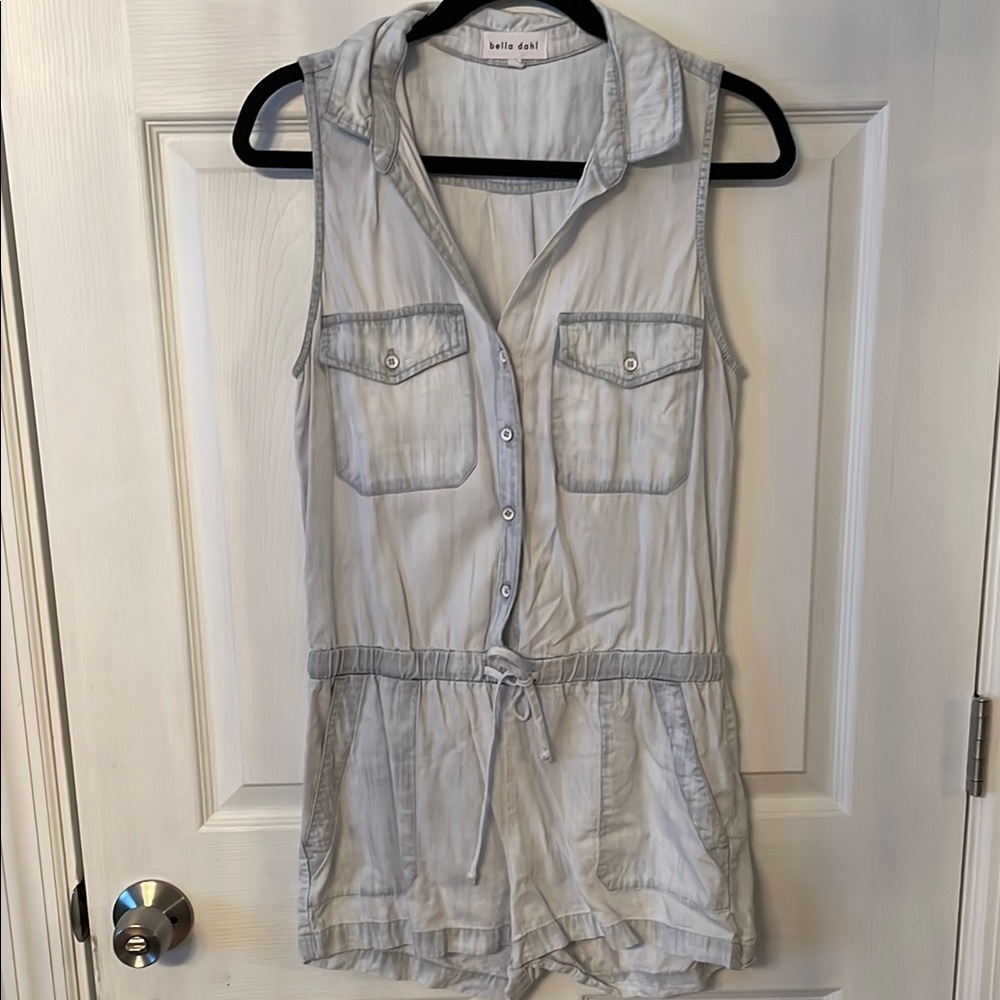 Bella Dahl Light blue Sleeveless Romper